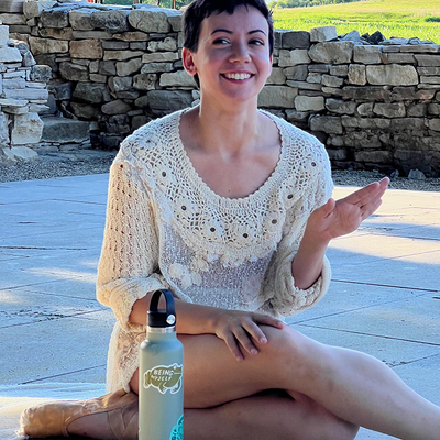 Alexandra Light, Choreographer-in-residence, created and performed 'Prairie Run'