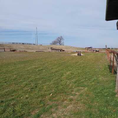 Sand was hauled in to improve footing and drainage for rodeos and horse shows.  Volunteer trucked!